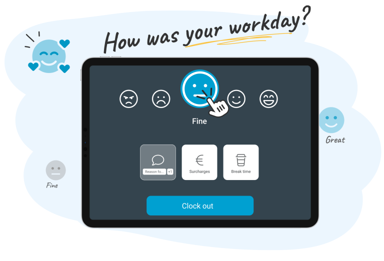 Employee satisfaction: the key to a healthy working environment Happy employees are the foundation of a thriving organization. Measuring employee satisfaction helps you understand how your staff feels and where improvements can be made. With Nostradamus, you can track satisfaction scores and actively create a workplace where employee well-being is a priority.