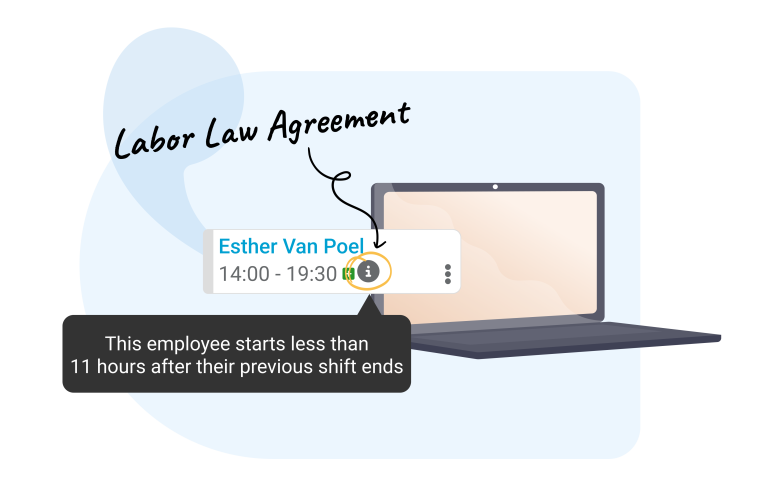 Labor Law Agreement, Nostradamus automatically takes into account the labor law agreement.