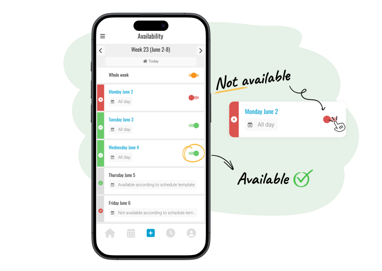 Scheduling based on the availability of your employees with Nostradamus- workforce scheduling